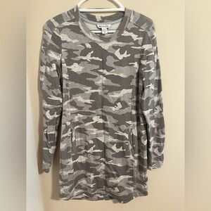 Athleta Long Sleeve Camouflage Dress